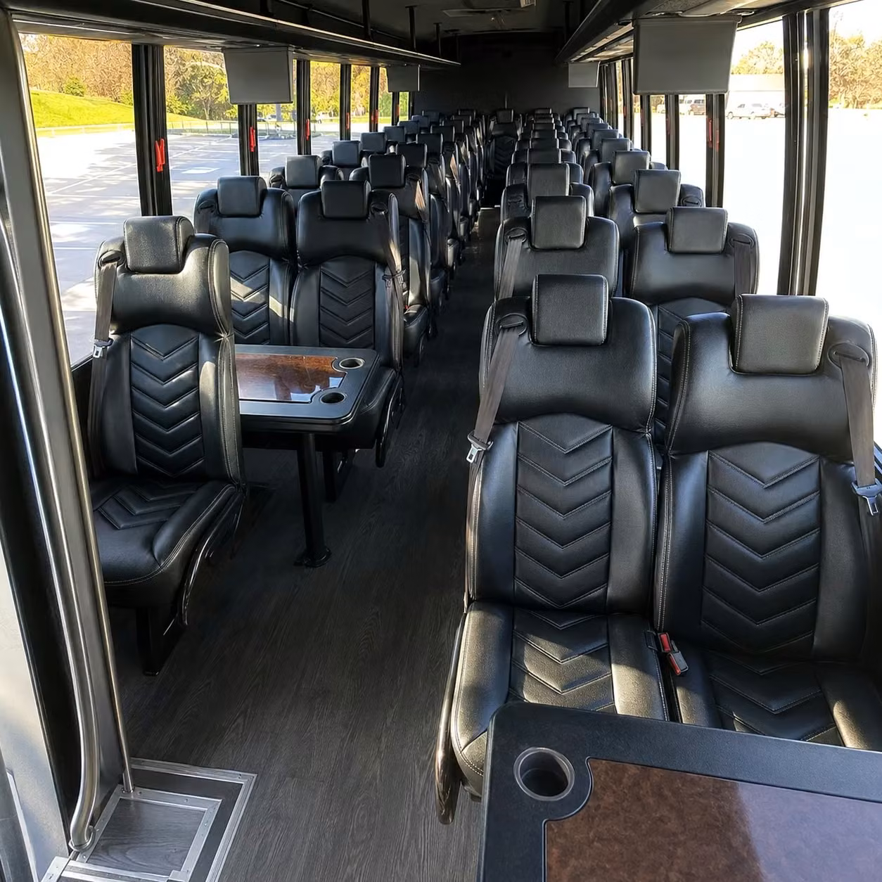 28 passenger minibus inside